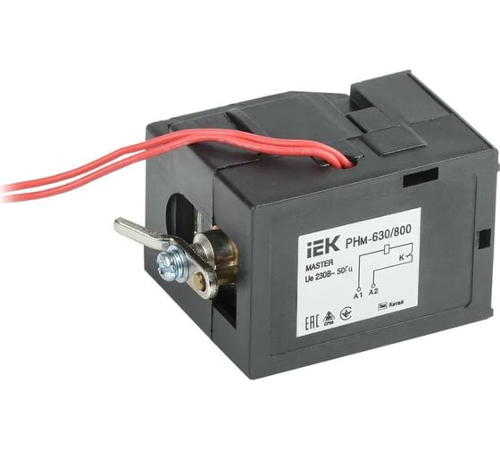 Изображение товара Независимый расцепитель IEK РНм-630/800 РНм-40 220В MASTER SVA70D-RN-02