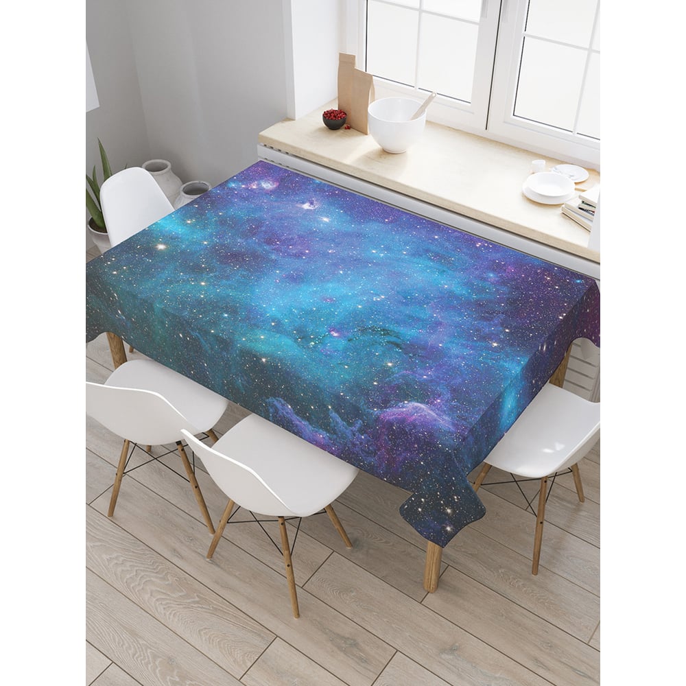 Изображение товара Прямоугольная скатерть JoyArty Завораживающие дали из сатена