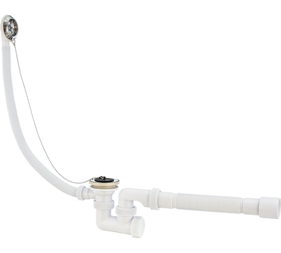 Изображение товара Обвязка для ванны VIRPLAST 1.1/2 Универсал нержавеющая чашка, гофрой 40/50 L500мм 100601 30982420