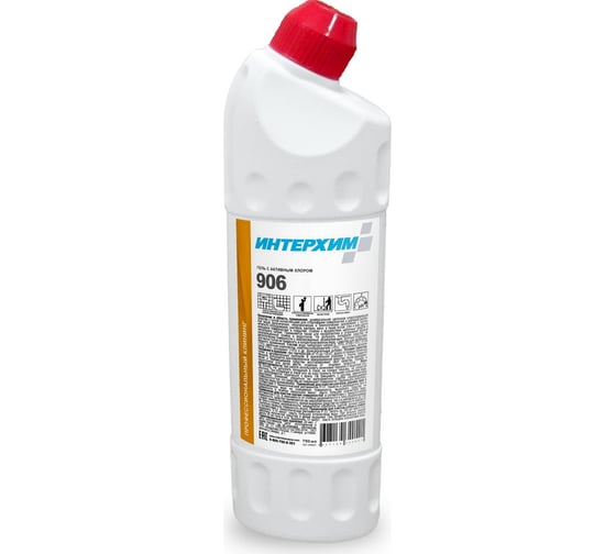 Изображение товара Универсальный чистящий гель с активным хлором ИНТЕРХИМ 906 0.75 л ih90607
