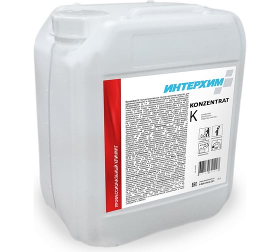 Изображение товара Концентрат кислотного средства очистки ИНТЕРХИМ Konzentrat K 5 л kn02350