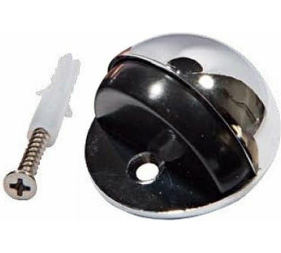 Изображение товара Напольный ограничитель PALIDORE C802 PC полусфера, хром блестящий 98760366