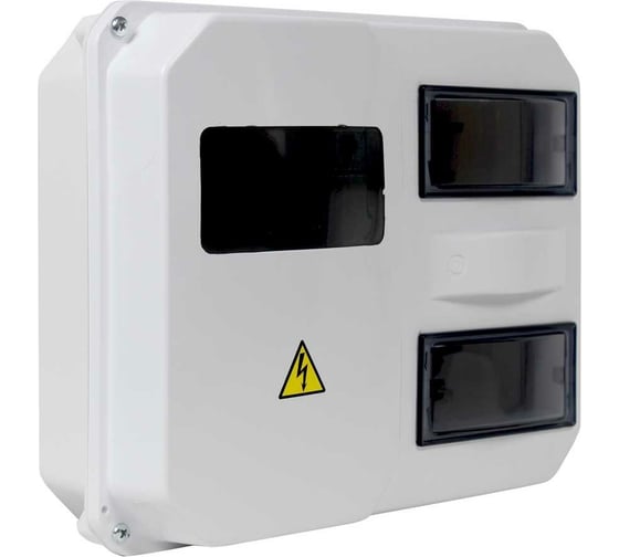 Изображение товара Пластиковый учетно-распределительный навесной корпус KRZMI ЩУРН-П 1/12 IP55 4651117990119