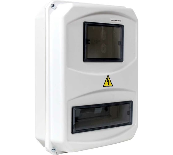 Изображение товара Пластиковый учетно-распределительный навесной корпус KRZMI ЩУРН-П 3/10 IP55 4651117990102