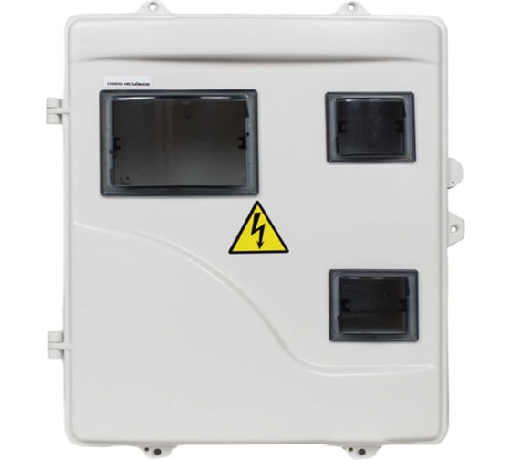 Изображение товара Пластиковый учетно-распределительный навесной корпус ЩУРН-П 3/6 IP55 KRZMI 4651117990133