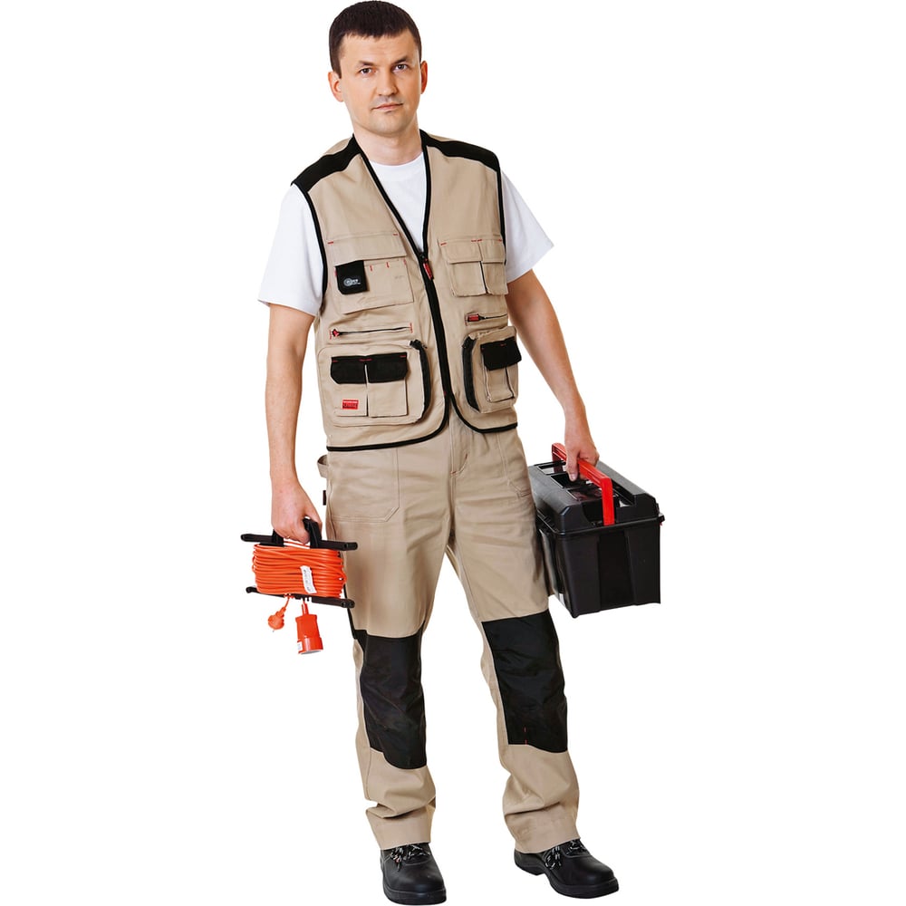 Изображение товара Брюки СПЕЦ АВАНГАРД бежевый/черный р. 52-54/182-188