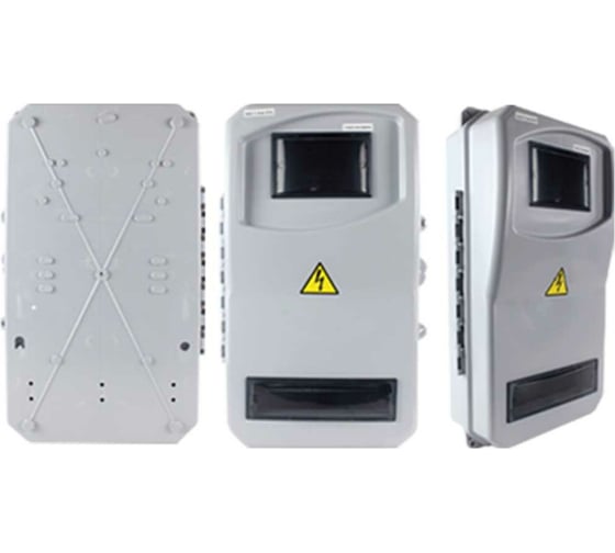 Изображение товара Пластиковый учетно-распределительный навесной корпус KRZMI ВЩУ 3/10 дверь IP55 4651117990225