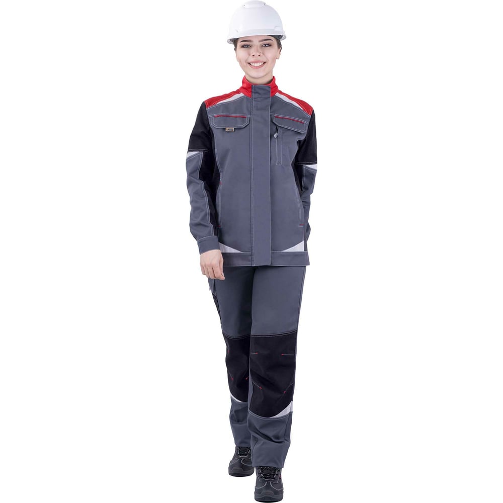 Изображение товара Летняя женская куртка iForm ТУРБО SAFETY серый/чёрный/красный Кур 694/80/158 Изображение товара Летняя женская куртка iForm ТУРБО SAFETY серый/чёрный/красный Кур 694/80/158