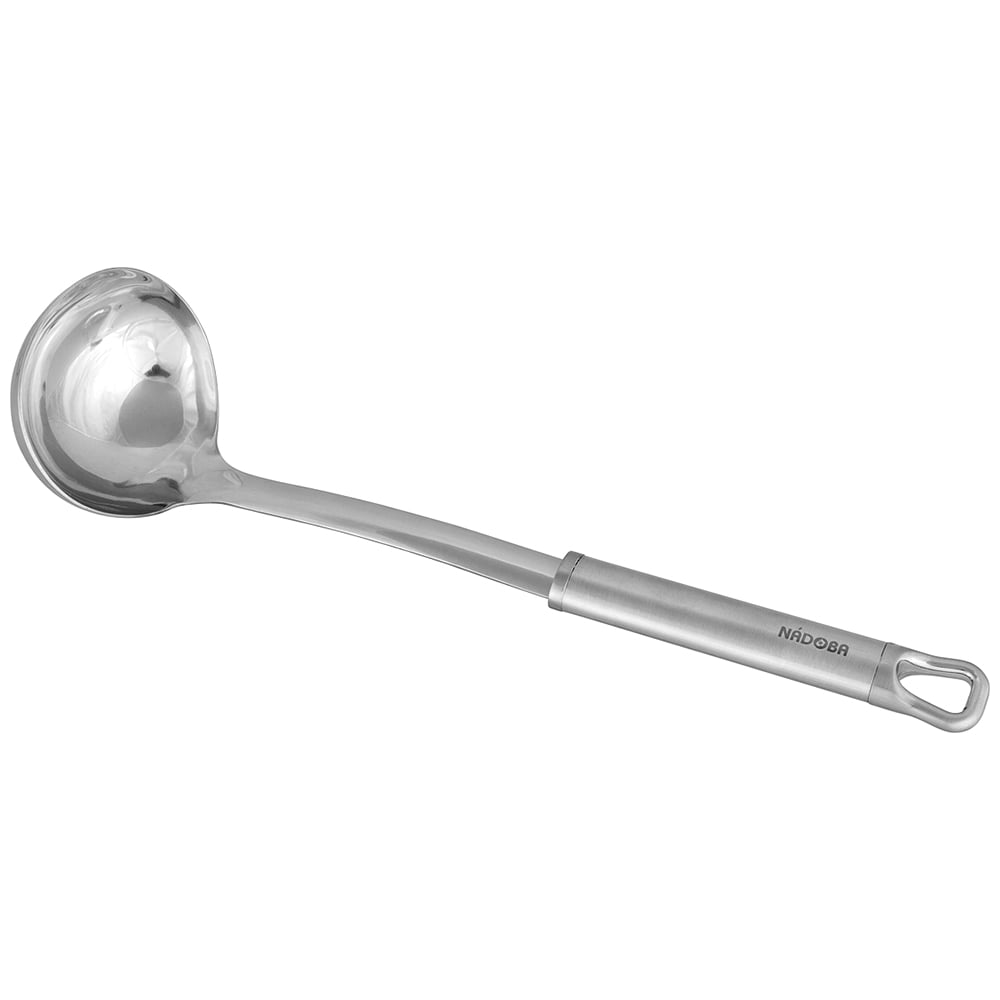 Изображение товара Половник NADOBA KAROLINA 721010 из нержавеющей стали, стальной дизайн, 300 г