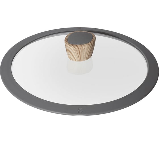 Изображение товара Стеклянная крышка NADOBA MINERALICA с силиконовым ободом, 24 см, 751213