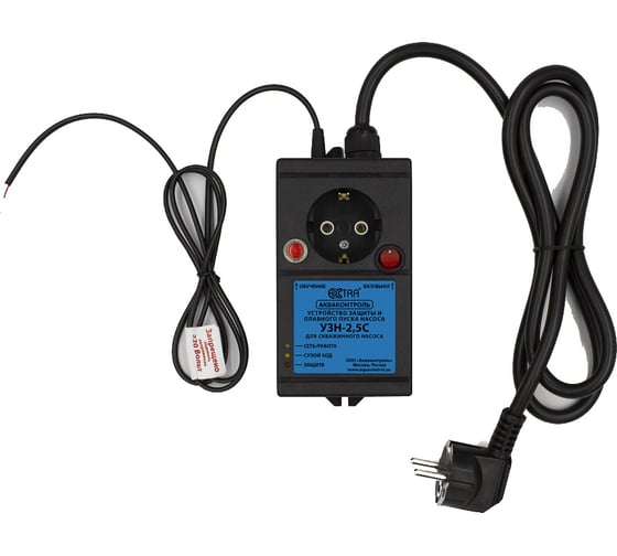 Изображение товара Устройство защиты насоса с плавным пуском EXTRA АКВАКОНТРОЛЬ УЗН-2,5С