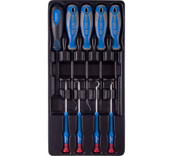 Изображение товара Набор для демонтажа сальников и колец KING TONY, ложемент 11 предметов 9-30909AY