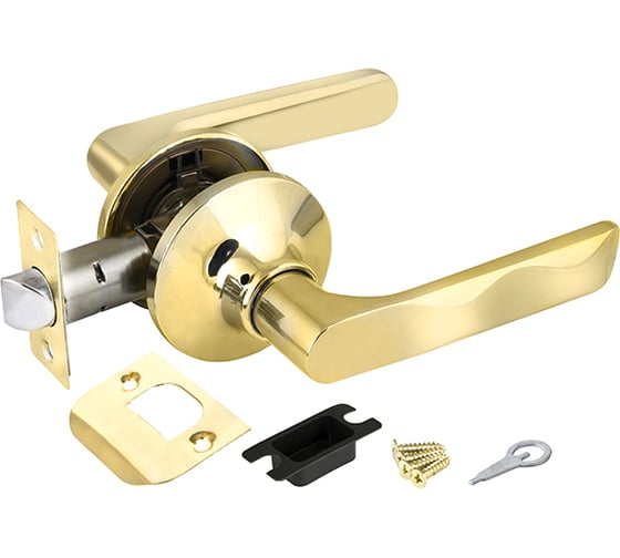 Изображение товара Ручка защелка Fuaro 624/BL PB-P, золото, без фиксатора 37551