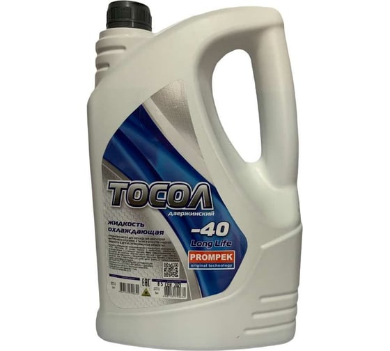 Изображение товара Тосол Промпэк А-40 М Дзержинский, 5 кг 4607131790662