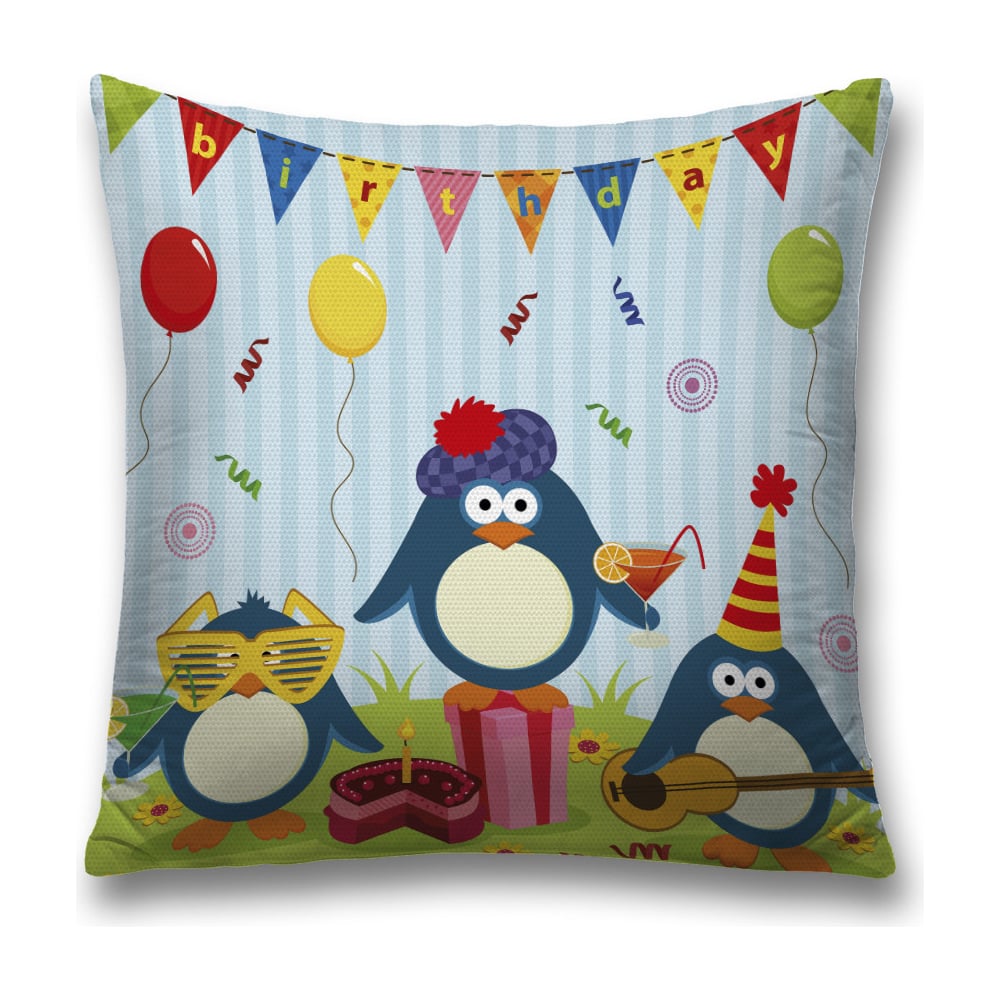 Изображение товара Декоративная наволочка JoyArty sl_34412 45x45 см разноцветная стильный дизайн