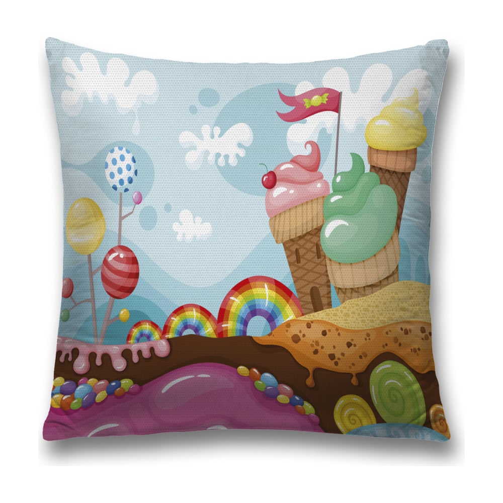 Изображение товара Декоративная наволочка JoyArty sl_36312 разноцветная 45х45 см