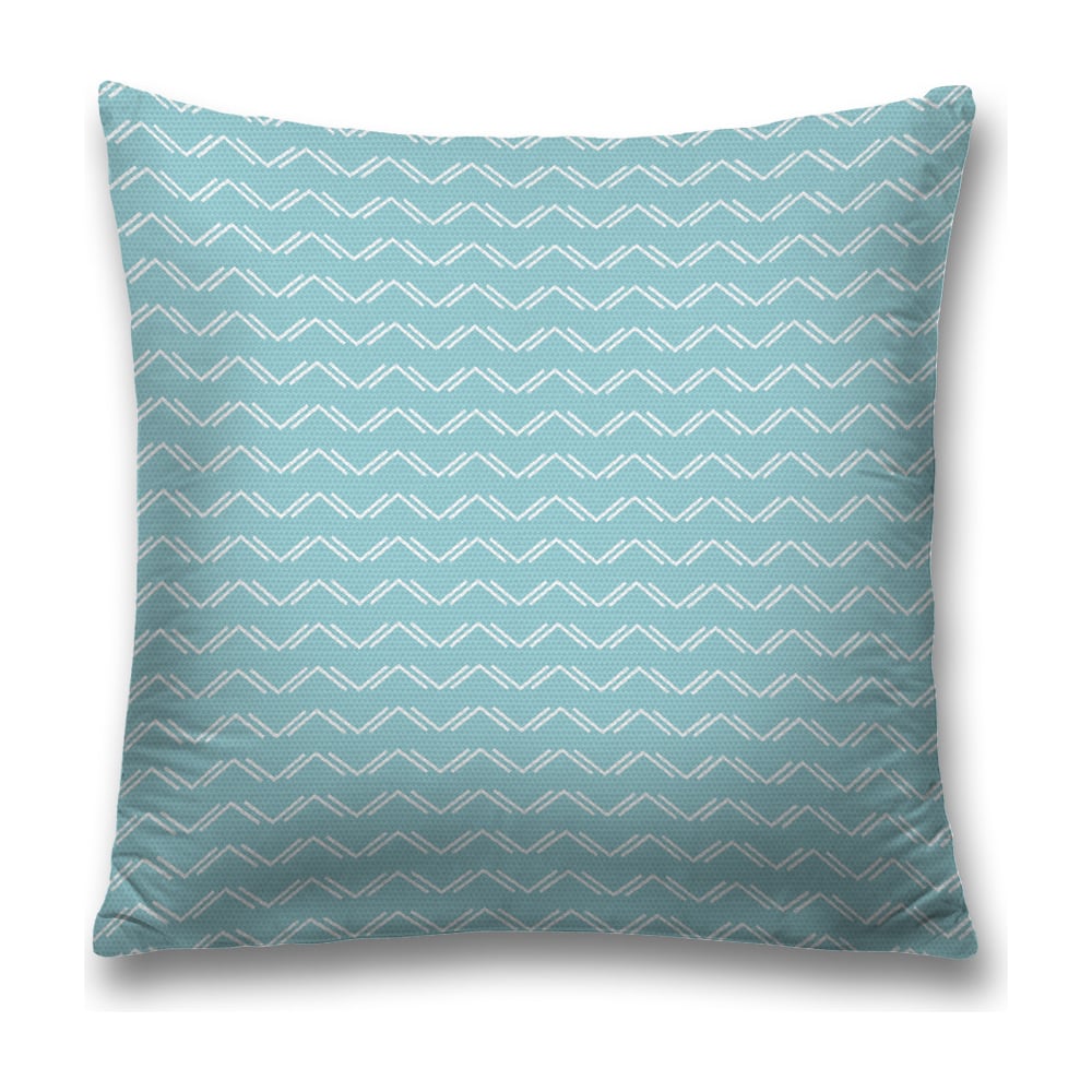 Изображение товара Декоративная наволочка JoyArty sl_28781 белая и голубая 45х45 см