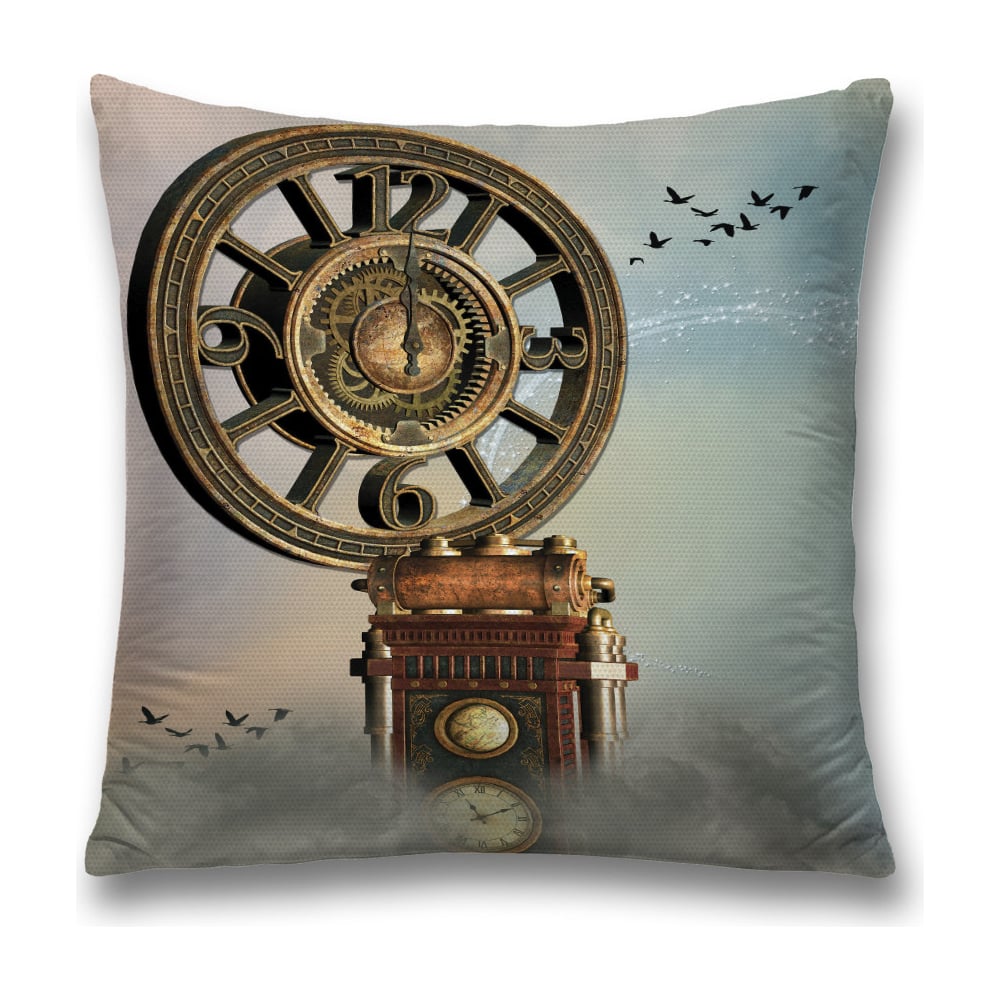 Изображение товара Декоративная наволочка JoyArty 45х45 см яркий дизайн молния полиэстер