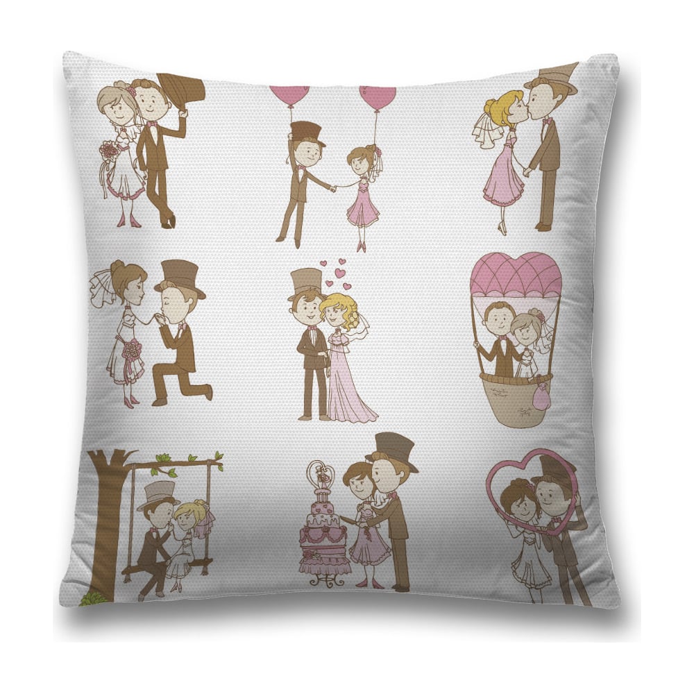 Изображение товара Декоративная наволочка JoyArty 45x45 см полиэстер стильная