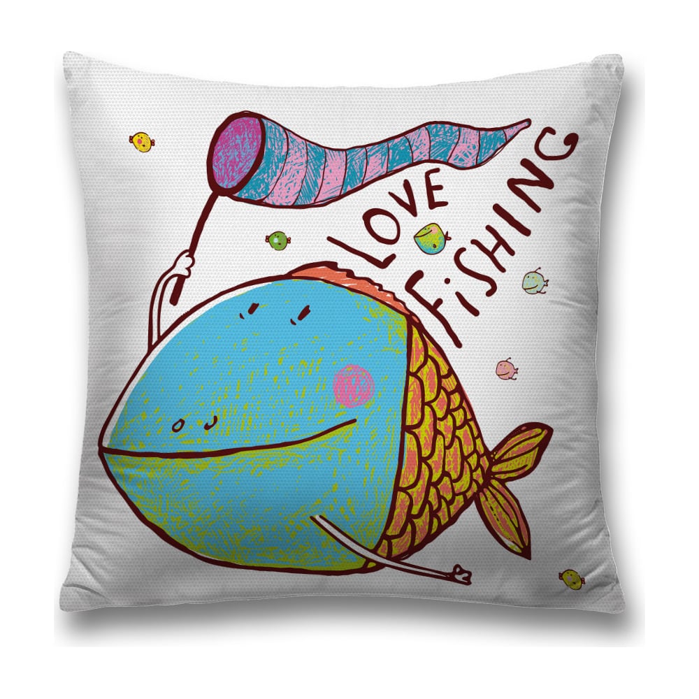 Изображение товара Декоративная наволочка JoyArty sl_21307 полиэстер 45x45 см разноцветная