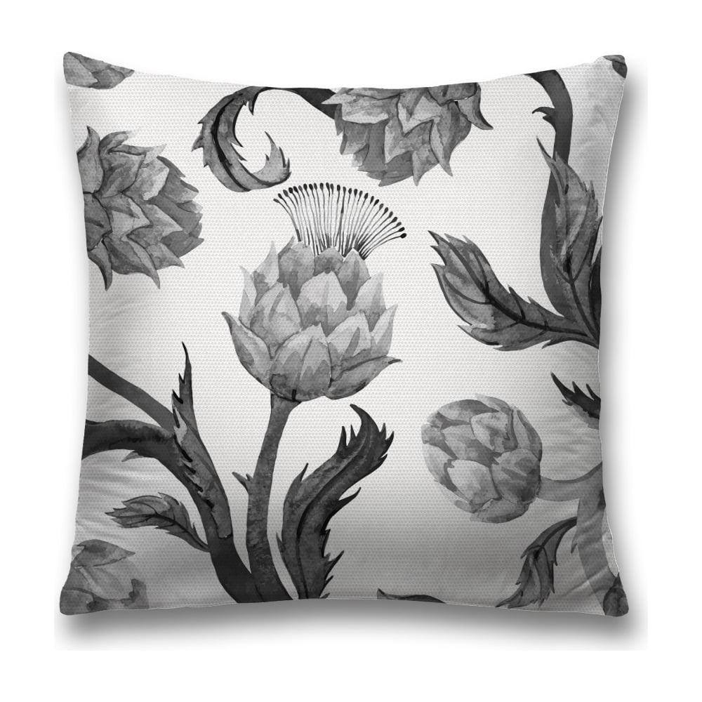 Изображение товара Декоративная наволочка JoyArty sl_38901 45х45 см серый, черный, белый