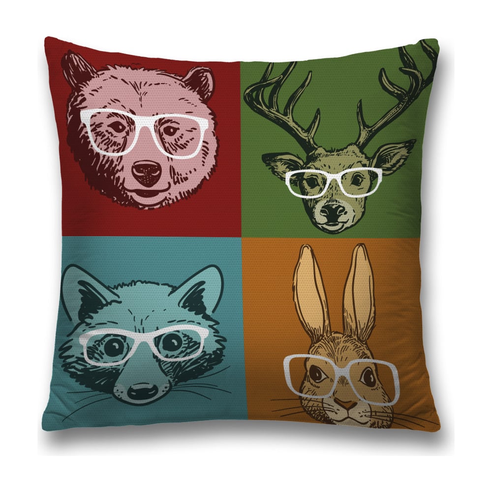 Изображение товара Декоративная наволочка JoyArty sl_35757 разноцветная 45х45 см полиэстер