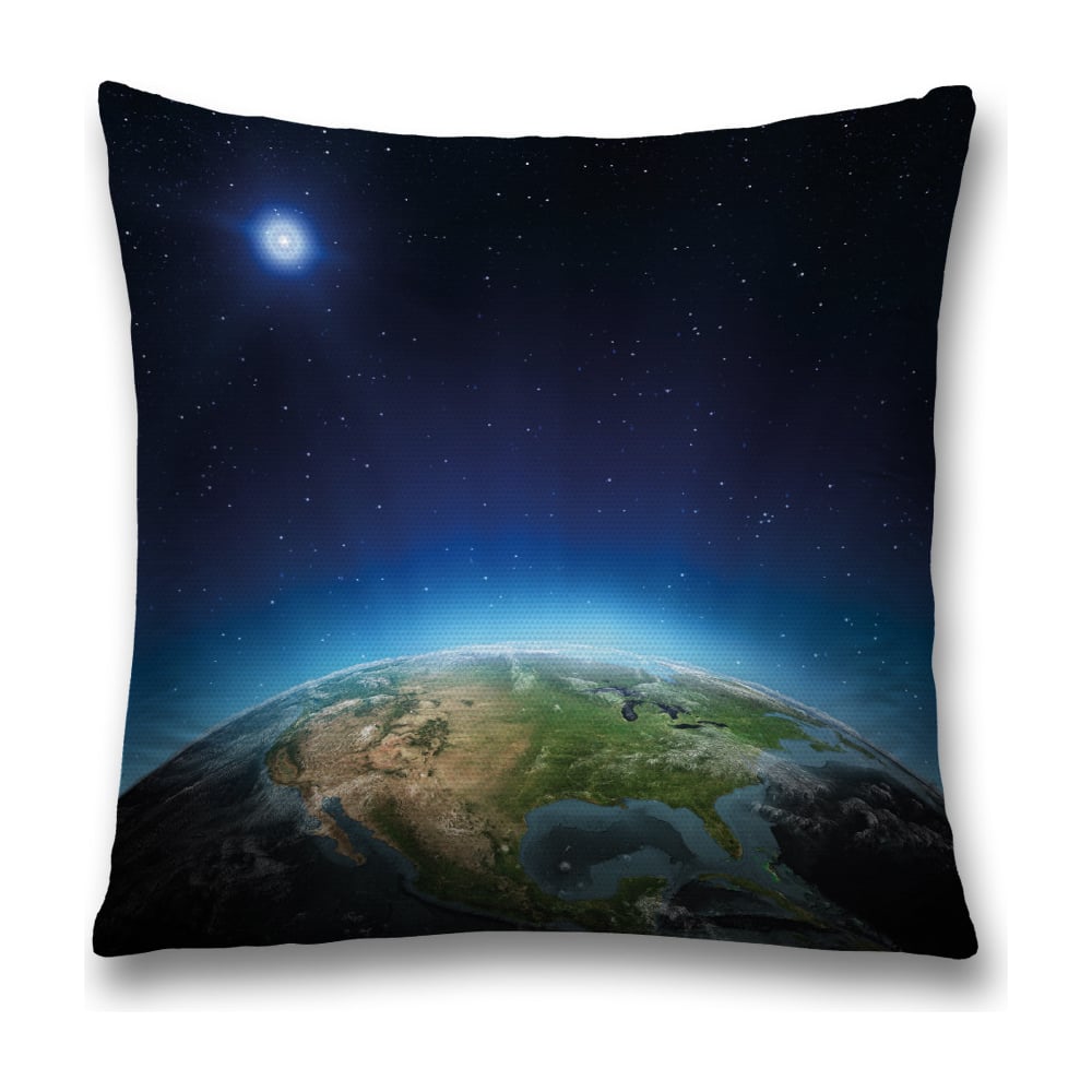 Изображение товара Декоративная наволочка JoyArty sl_37996 45х45 см черная, голубая, зеленая