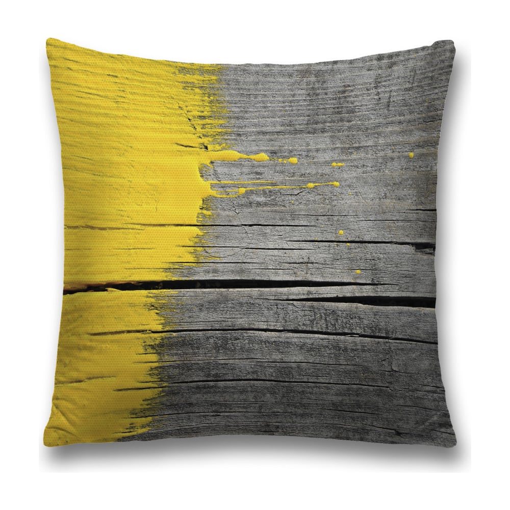 Изображение товара Декоративная наволочка JoyArty sl_55155 желтая, черная, серая