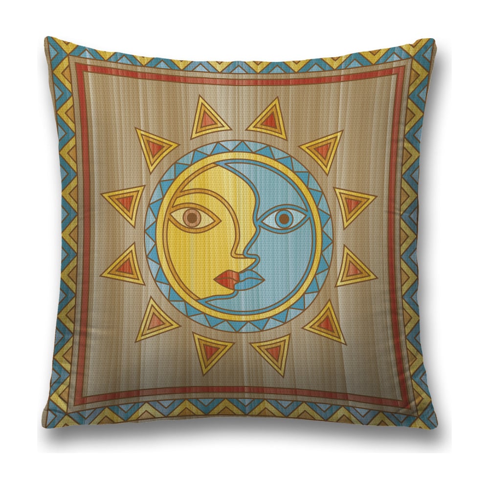 Изображение товара Декоративная наволочка JoyArty 45x45 см яркие цвета молния