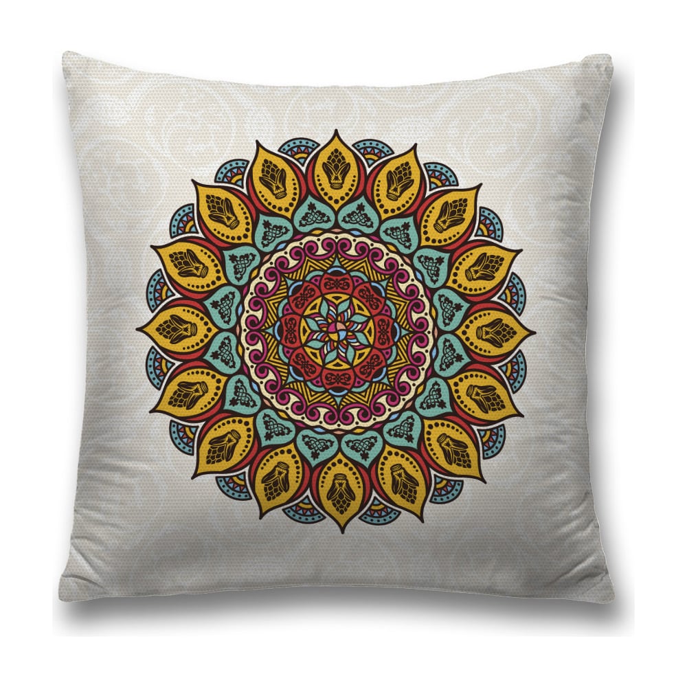 Изображение товара Декоративная наволочка JoyArty 45х45 разноцветная с молнией для стильного интерьера