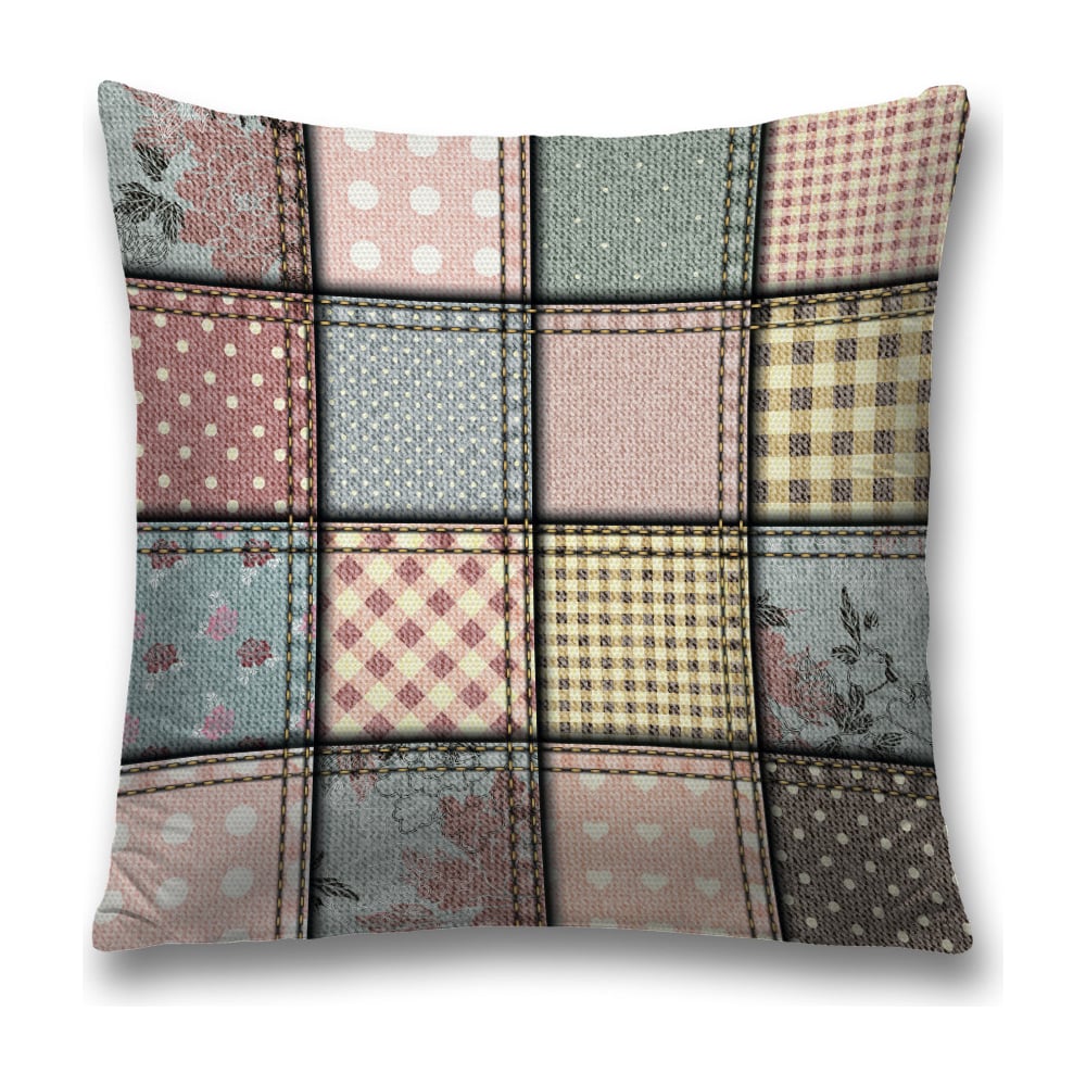 Изображение товара Декоративная наволочка JoyArty 45х45 см из полиэстера разноцветная