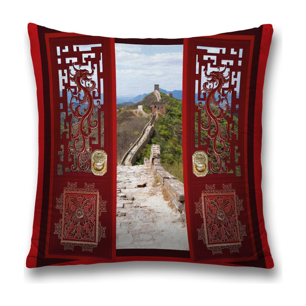 Изображение товара Декоративная наволочка JoyArty sl_37763 яркий дизайн 45х45 см полиэстер