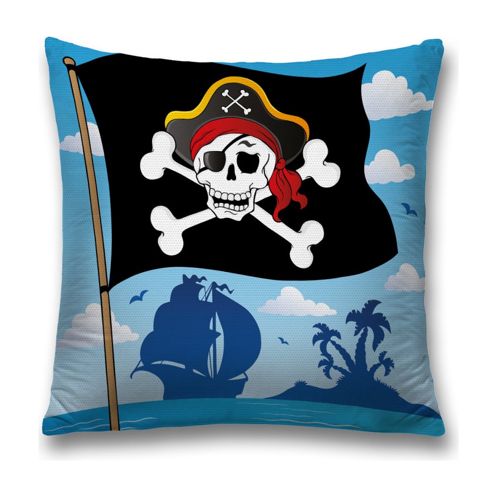 Изображение товара Декоративная наволочка JoyArty 45х45 см разноцветная с молнией