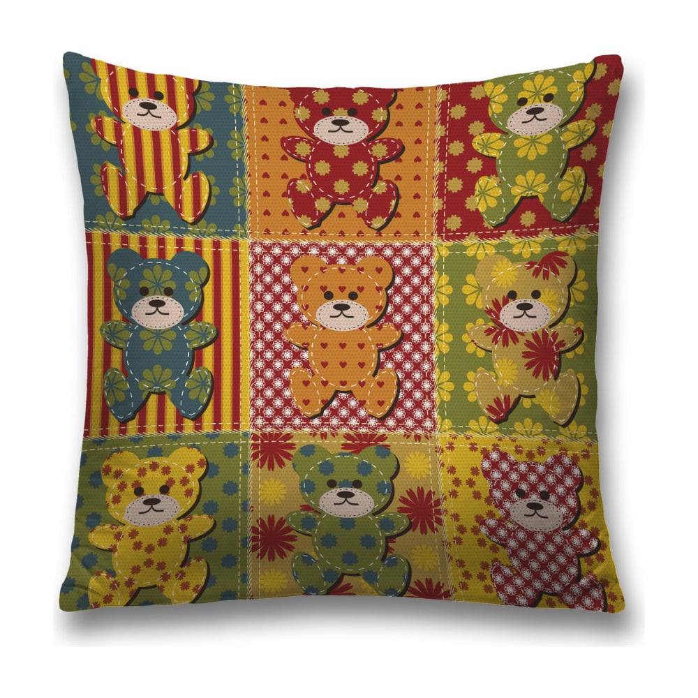 Изображение товара Декоративная наволочка JoyArty 45x45 см полиэстер яркий дизайн