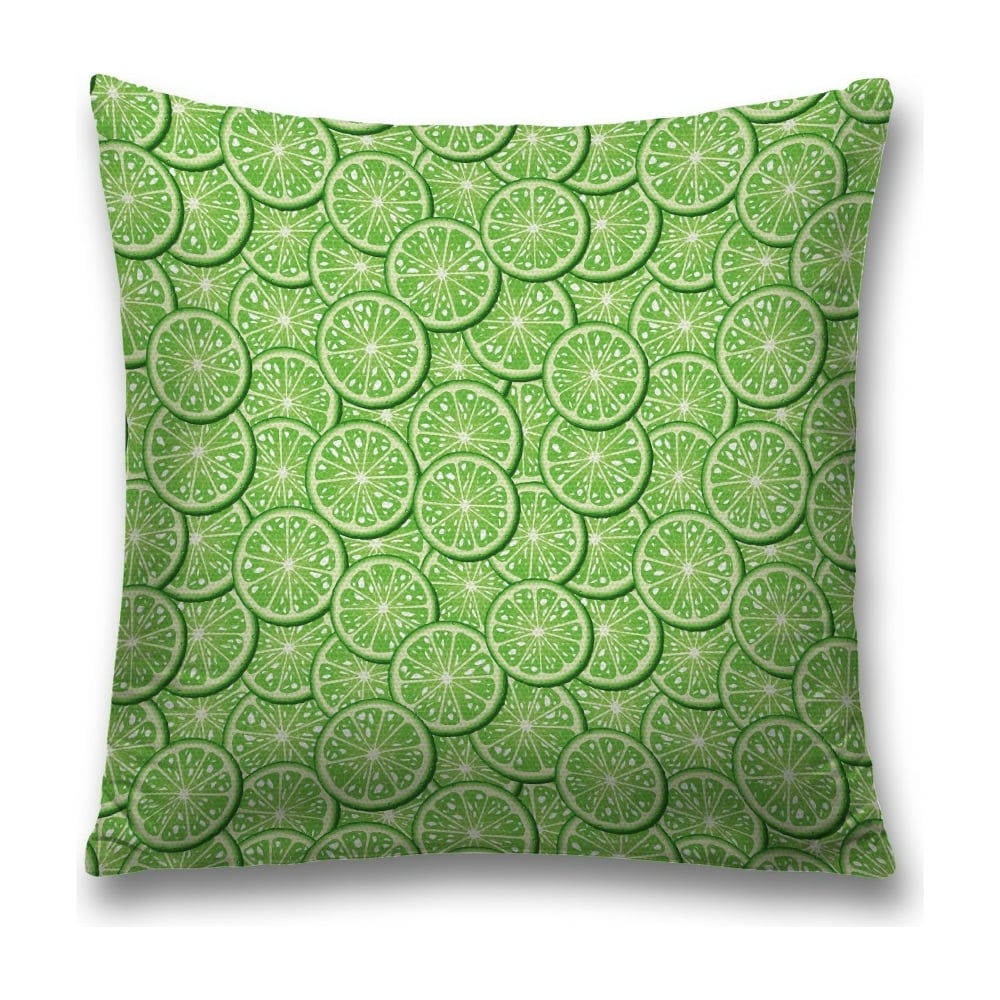 Изображение товара Декоративная наволочка JoyArty sl_29061 45х45 см зеленый и белый полиэстер