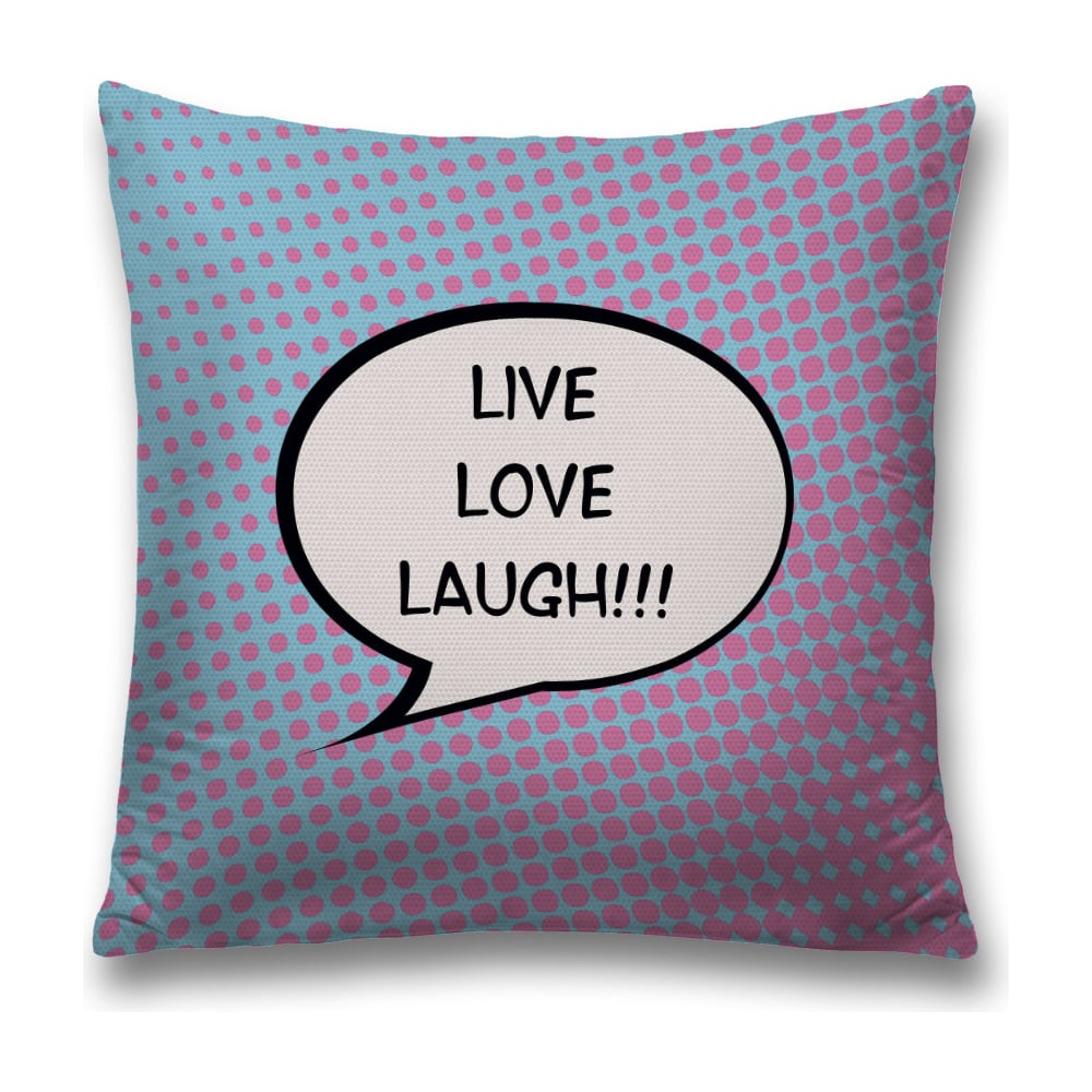 Изображение товара Декоративная наволочка JoyArty 45х45 разноцветная с молнией из полиэстера