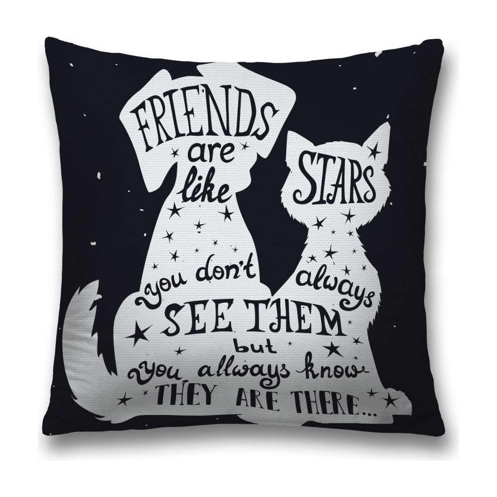 Изображение товара Декоративная наволочка JoyArty sl_61634 45х45 см полиэстер молния