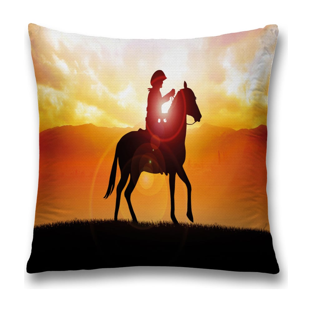 Изображение товара Декоративная наволочка JoyArty sl_37952 45х45 см красная черная оранжевая