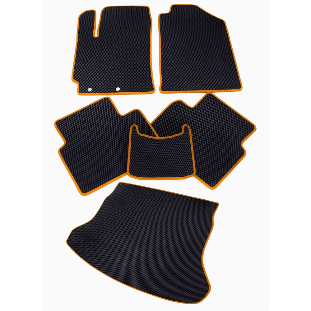 Изображение товара Коврики Vicecar ЕВА салон и багажник Nissan Qashqai 2006-2013 сборка UK SB32018RX_оран