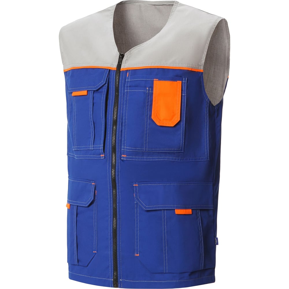 Изображение товара Жилет СОЮЗСПЕЦОДЕЖДА Профессионал василек/светло-серый, р. 56-58, рост 182-188 2000000161594