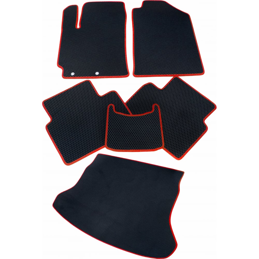 Коврик в салон и багажник для Lada X-Ray 2015-2022 Vicecar коврик в багажник lada xray 2015 без фальш пола element