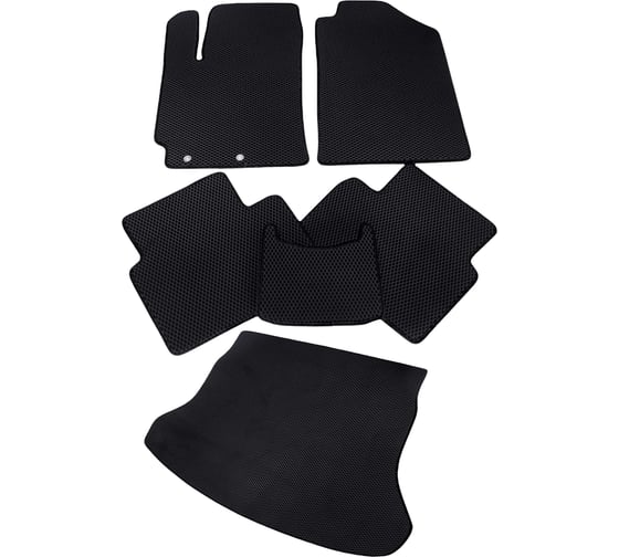 Изображение товара Коврики Vicecar ЕВА в салон и багажник для Volvo XC70 2000-2007 SB47004R_черн