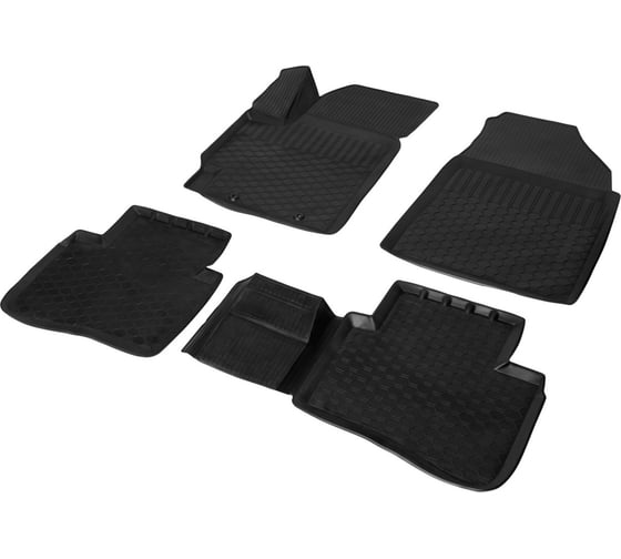 Изображение товара Коврики Rival в салон Hyundai Creta Хендай Крета II 2021-н.в., полиуретан, 4 части 12310003