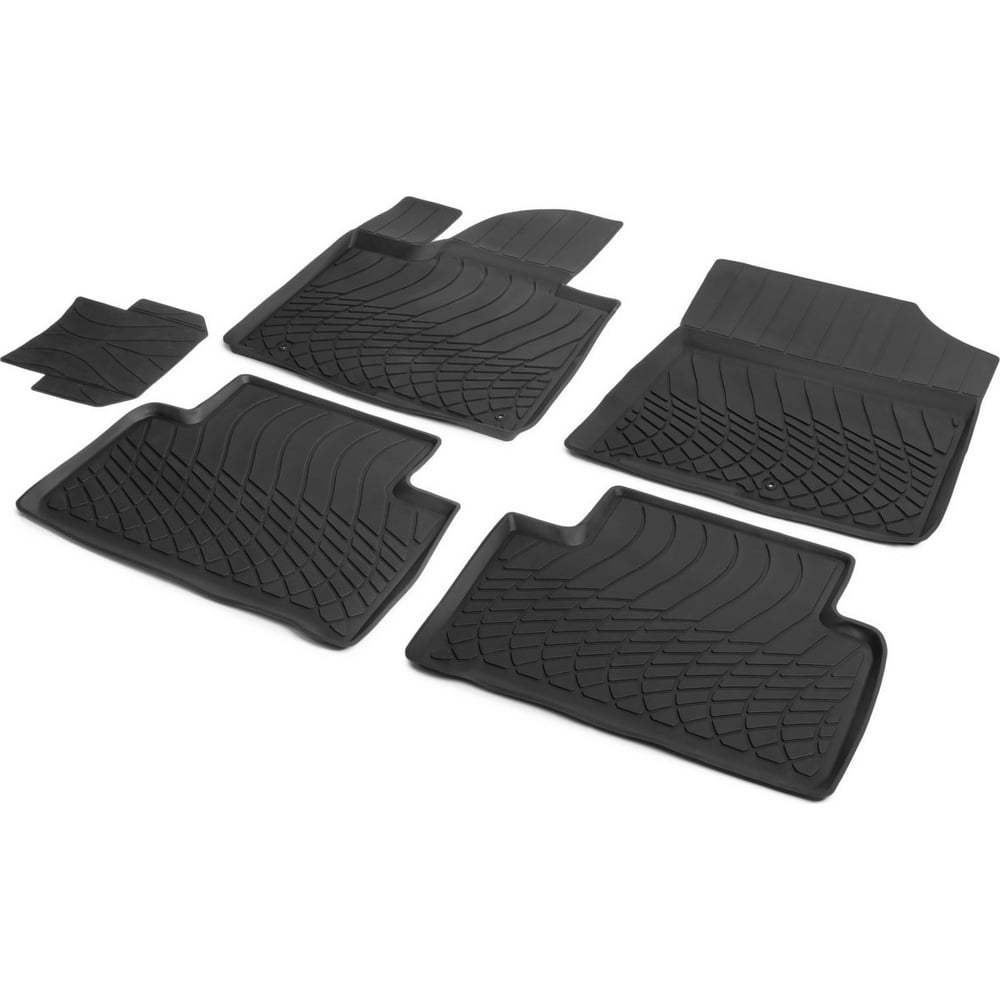 Изображение товара Коврики Rival для салона Kia Sorento IV 2020-н.в литьевой полиуретан 5 частей