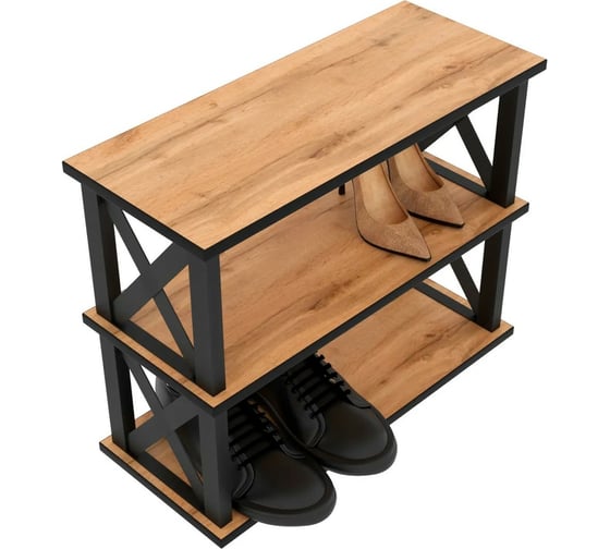 Изображение товара Обувница Эвент Лофт ОЛ 600х250х490 Дуб Вотан