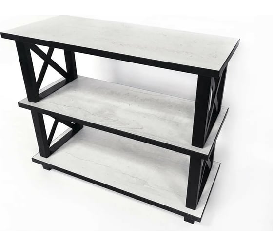 Изображение товара Обувница Эвент Лофт ОЛ 600х250х490 Белый бетон пайн