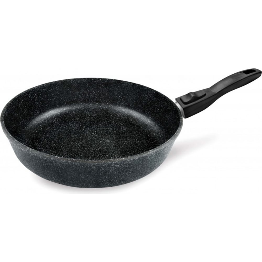 Сковорода Нева металл посуда казан литой крышка сковорода 3 0л темный мрамор