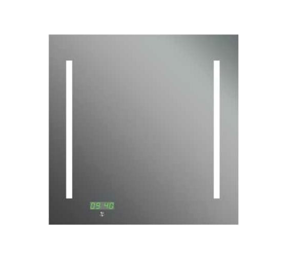 Изображение товара Зеркало MAUNFELD с внутренней подсветкой и часами, 65x65 Lustro Ready