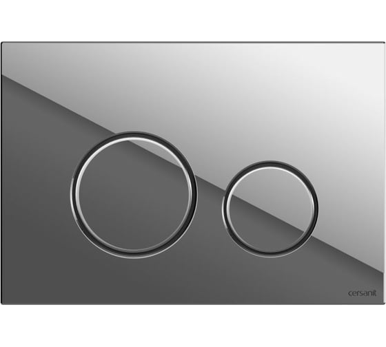 Изображение товара Кнопка Cersanit TWINS для LINK PRO/VECTOR/LINK/HI-TEC пластик, хром глянцевый 63523