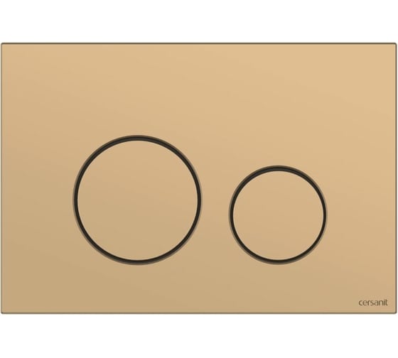 Изображение товара Кнопка Cersanit TWINS для LINK PRO/VECTOR/LINK/HI-TEC пластик, золотой матовый 63524